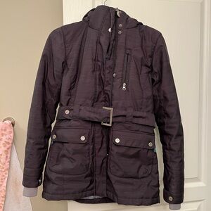 Black winter jacket EUC